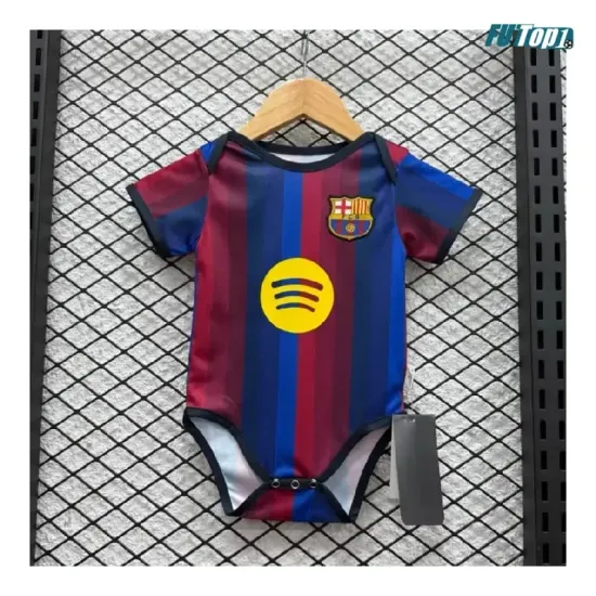 Camiseta Barcelona Local 2026/2027 Azul/Rojo Baby