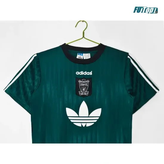 Camiseta Liverpool 1995/96 Edición Especial Verde Retro