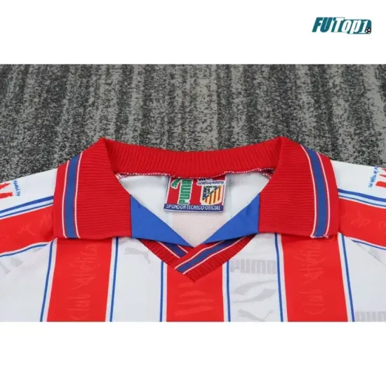 Camiseta Atletico de Madrid Local 1996/1997 Rojo/Blanco Niño Kit Retro