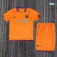 Camiseta Barcelona Visitante 2006/2007 Naranja Niño Kit Retro