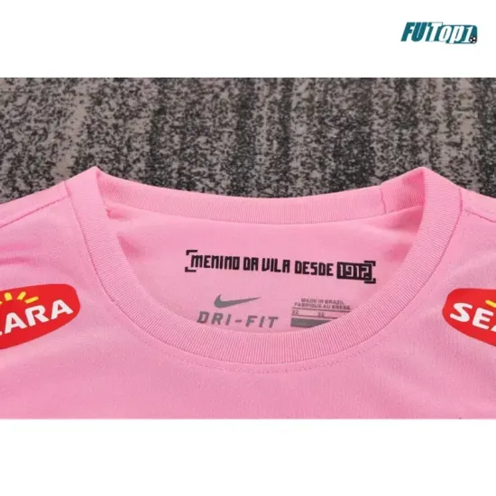 Camiseta Santos FC 2013 Rosa Niño Kit Retro ML 