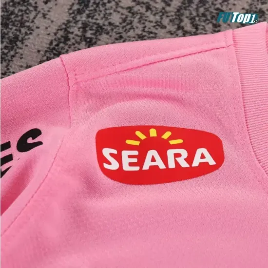 Camiseta Santos FC 2013 Rosa Niño Kit Retro ML 