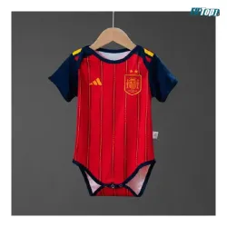 Camiseta España Local Mundial 2026 Rojo/Azul Baby 2 Estrellas