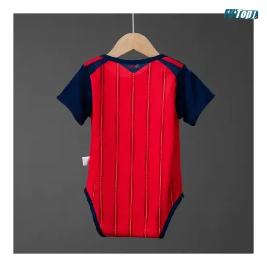 Camiseta España Local Mundial 2026 Rojo/Azul Baby 2 Estrellas