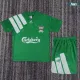 Camiseta Liverpool Visitante 1992/1993 Verde Niño Kit Retro