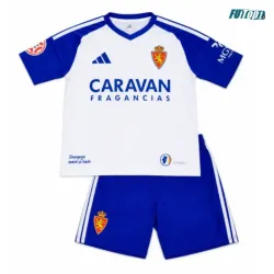 Camiseta Real Zaragoza Local 2026/2027 Blanco/Azul Niño Kit