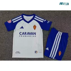 Camiseta Real Zaragoza Local 2026/2027 Blanco/Azul Niño Kit