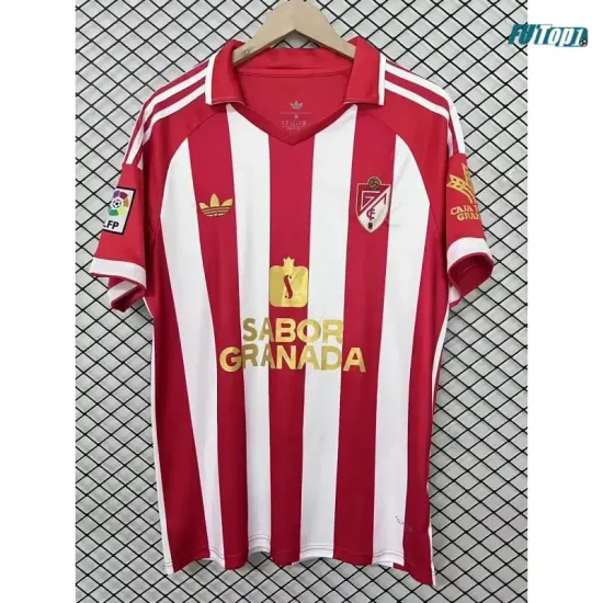 Camiseta Granada 2026/2027 Rojo/Blanco Retro