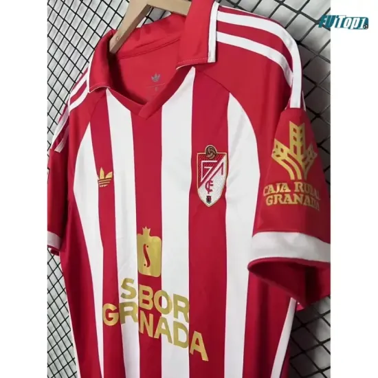 Camiseta Granada 2026/2027 Rojo/Blanco Retro