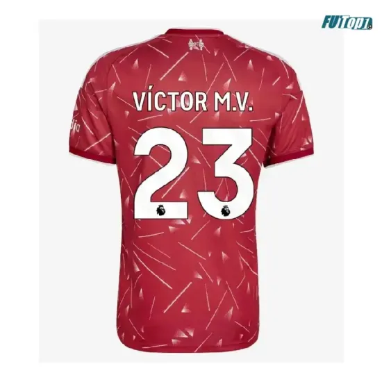 Camiseta VÍCTOR M.V. 23 Liverpool Local 2026/2027 Rojo Premier League