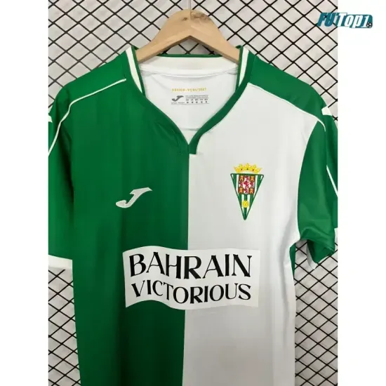Camiseta Córdoba CF 2026/2027 Verde/Blanco Retro