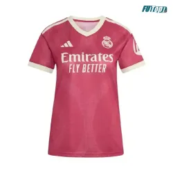 Camiseta Real Madrid Alternativo 2026/2027 Rosa Mujer con Parche HP
