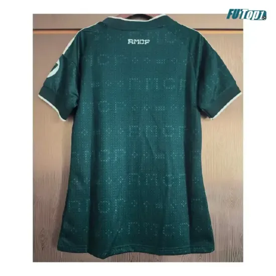 Camiseta Real Madrid Visitante 2026/2027 Verde Oscuro Mujer con Parche HP