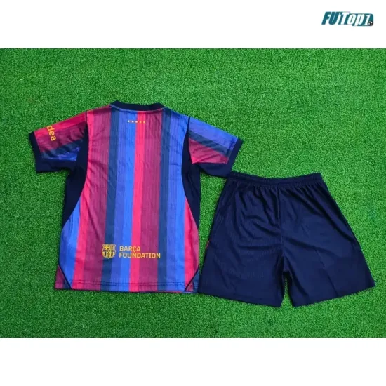 Camiseta Barcelona Local 2026/2027 Versión Jugador Azul/Rojo Niño Kit