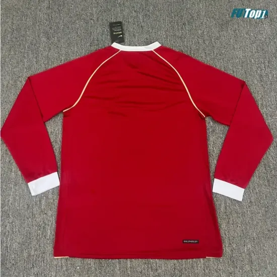 Camiseta Manchester United Local 2006/07 ML Rojo Retro