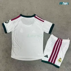 Camiseta Real Madrid Local 2026/2027 Versión Jugador Blanco Niño Kit