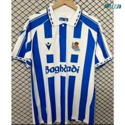 Camiseta Real Sociedad 2025/2026 Azul/Blanco Retro