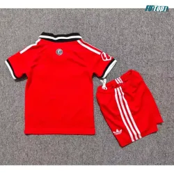 Camiseta Sevilla FC Visitante 2026/2027 Rojo Niño Kit con Parche La Liga
