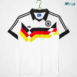Camiseta Alemania Local 1988/1989 Blanco Retro