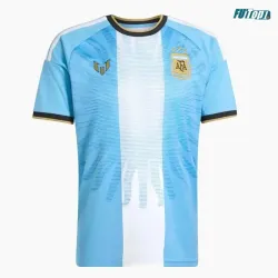 Camiseta Argentina 2026 Messi Edición Despedida Azul/Blanco