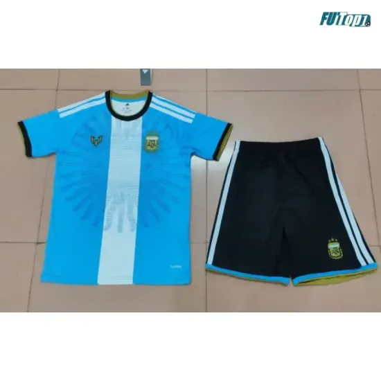 Camiseta Argentina 2026 Messi Edición Despedida Azul/Blanco