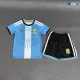 Camiseta Argentina 2026 Messi Edición Despedida Azul/Blanco Niño Kit 