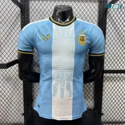 Camiseta Argentina 2026 Messi Edición Despedida Versión Jugador Azul/Blanco