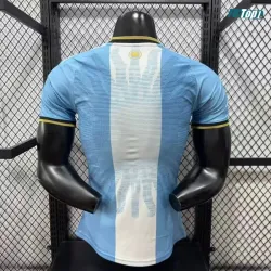 Camiseta Argentina 2026 Messi Edición Despedida Versión Jugador Azul/Blanco