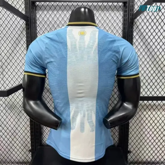 Camiseta Argentina 2026 Messi Edición Despedida Versión Jugador Azul/Blanco