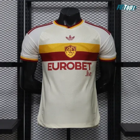 Camiseta AS Roma Visitante 2026/2027 Versión Jugador Blanco