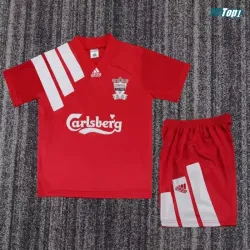 Camiseta Liverpool Local 1992/93 Rojo Niño Kit Retro
