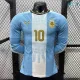 Camiseta MESSI 10 Argentina 2026 Edición Despedida ML Versión Jugador Azul/Blanco