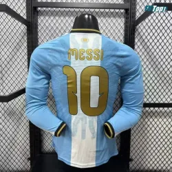 Camiseta MESSI 10 Argentina 2026 Edición Despedida ML Versión Jugador Azul/Blanco