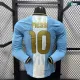 Camiseta MESSI 10 Argentina 2026 Edición Despedida ML Versión Jugador Azul/Blanco