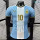 Camiseta MESSI 10 Argentina 2026 Edición Despedida Versión Jugador Azul/Blanco