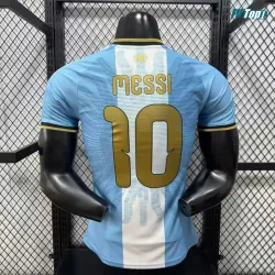 Camiseta MESSI 10 Argentina 2026 Edición Despedida Versión Jugador Azul/Blanco
