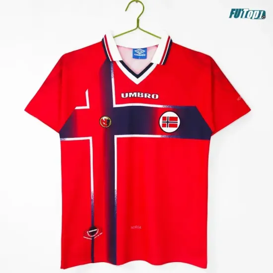 Camiseta Noruega Local 1998 Rojo Retro