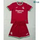 Camiseta Real Sociedad Alternativo 2026/2027 Rojo Niño Kit con Parche La Liga