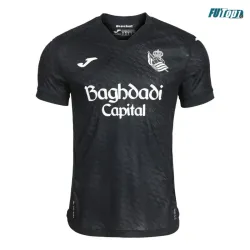 Camiseta Real Sociedad Visitante 2026/2027 Negro con Parche La Liga
