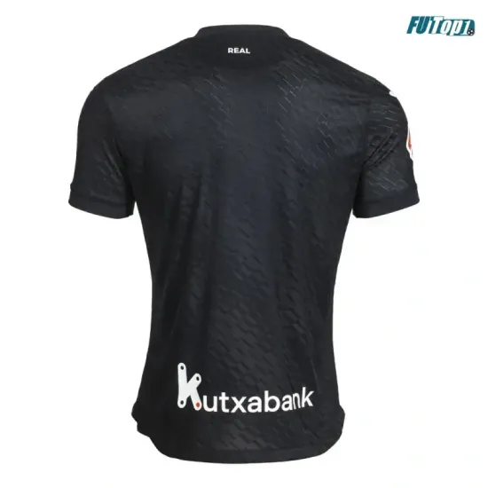 Camiseta Real Sociedad Visitante 2026/2027 Negro con Parche La Liga