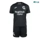 Camiseta Real Sociedad Visitante 2026/2027 Negro Niño Kit con Parche La Liga
