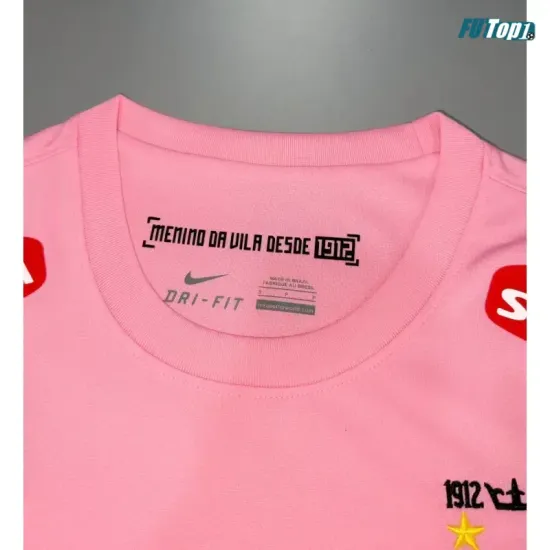 Camiseta Santos FC 2012/2013 ML Rosa Retro