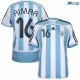 Camiseta Aimar 16 Argentina Local 2006 Azul/Blanco Retro