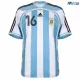 Camiseta Aimar 16 Argentina Local 2006 Azul/Blanco Retro