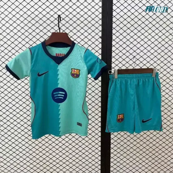 Camiseta Barcelona Alternativo 2026/2027 Verde Niño Kit
