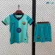 Camiseta Barcelona Alternativo 2026/2027 Verde Niño Kit