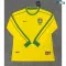 Camiseta Brasil Local 1998 ML Amarillo Retro