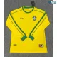 Camiseta Brasil Local 1998 ML Amarillo Retro