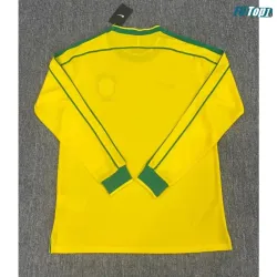 Camiseta Brasil Local 1998 ML Amarillo Retro