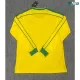Camiseta Brasil Local 1998 ML Amarillo Retro